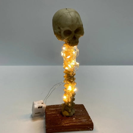 BowLift | Skeleton Skull Table Lamp