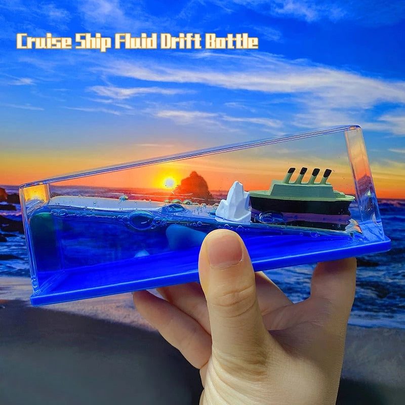 BowLift | Cruise Ship Drift Glass Bottle