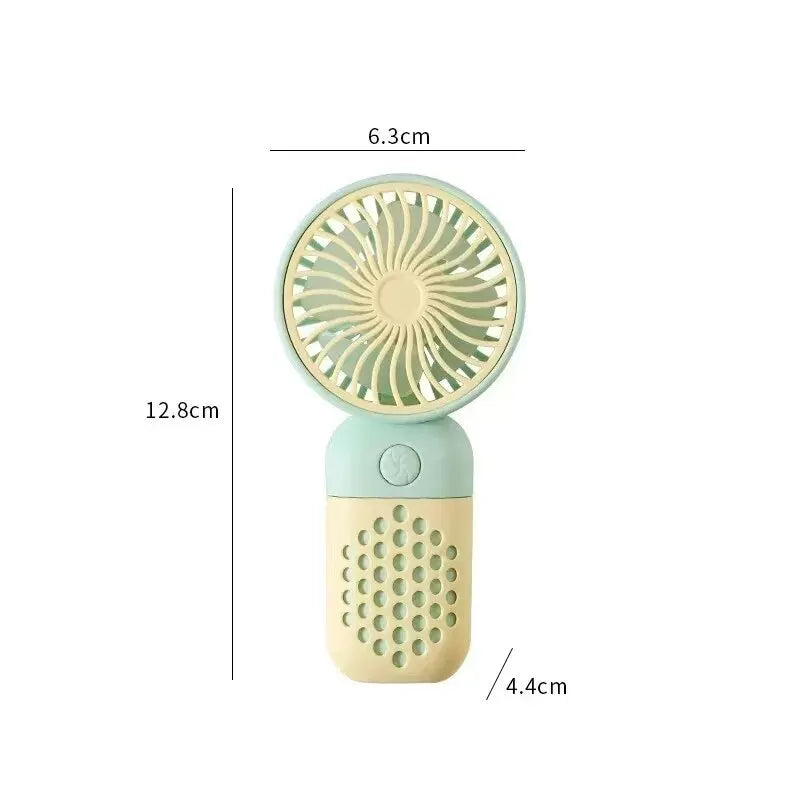 2024 New Cartoon Handheld Charging Fan - Cute and Portable Mini USB Pocket Fan for Students | Bowlift