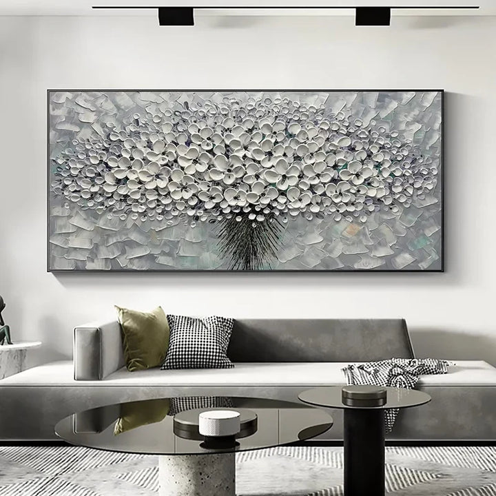 Modern Abstract Flower Tree Wall Art Fine Art Canvas Prints Large Sizes Pictures For Living Room Bedroom Home Office Art Decor | Bowlift