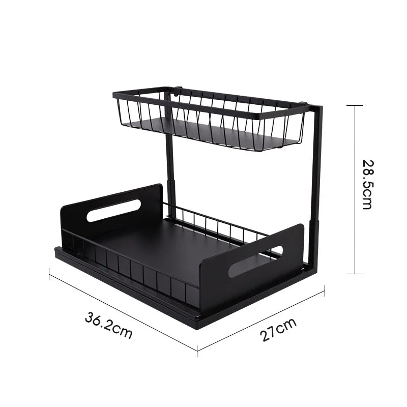 AquaStor Reinforced Sink Storage Shelf Bowlift