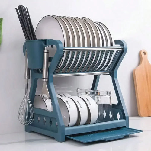 Foldable dish organizer – Practical draining rack for dishes, space-saving and easy to clean, perfect for modern kitchens and small spaces | Bowlift