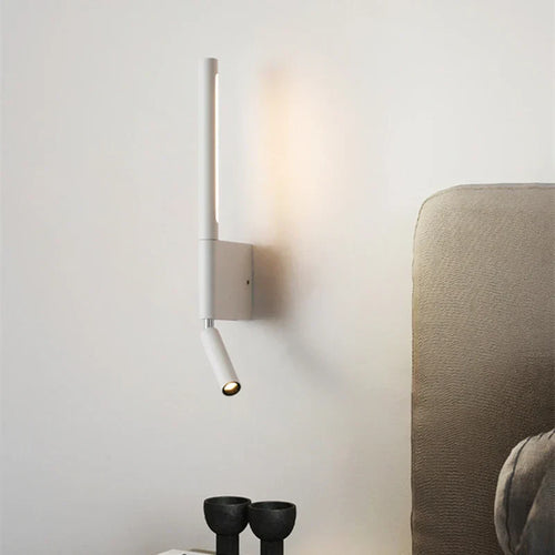 Modern LED wall lamp for bedroom, adjustable wall light in hotel style | Bowlift