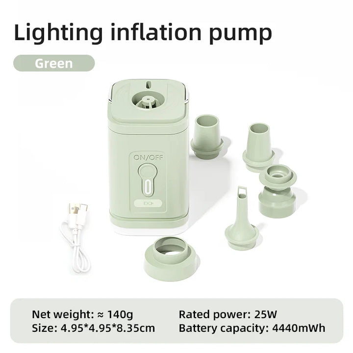 BowLift | 3 in 1 Electric Mini Wireless Air Compressor