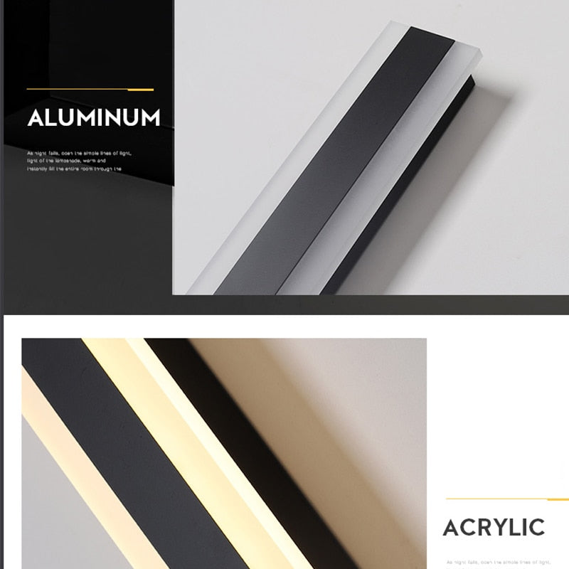 Long Strip LED Elegant Wall Lamp | Bowlift
