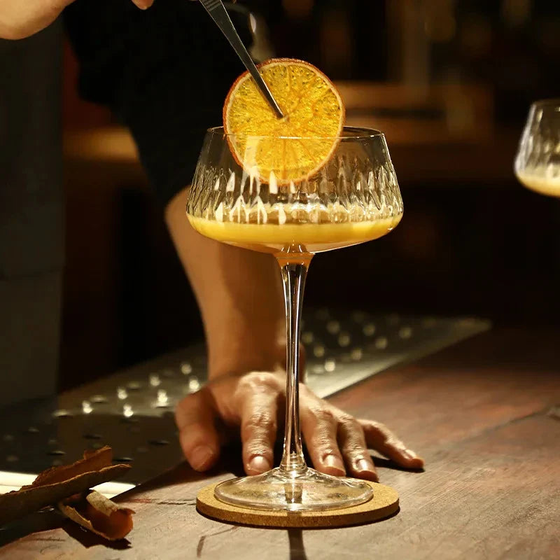 Elegant 2-Piece Cocktail Coupe Set Bowlift