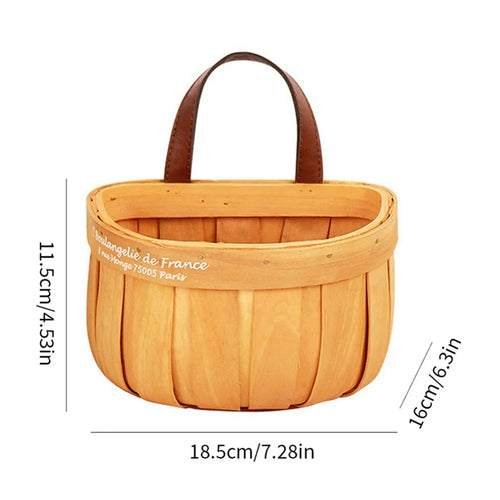 BowLift | French Market Handcrafted Wooden Basket