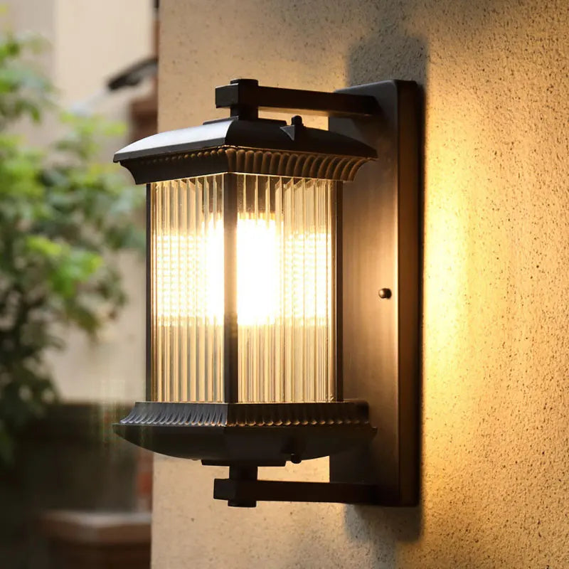 BowLift | Light-repellent Outdoor Wall Light Metal | Weatherproof IP65 | E27 Socket | For Garden, Gate & Terrace