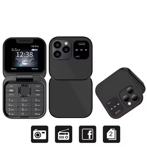 BowLift | Large Screen High-Volume Flip Phone with Dual SIM and Long Standby
