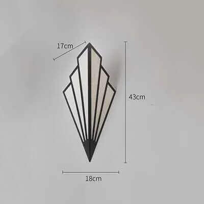 BowLift | Fan-shaped Art Deco Wall Light