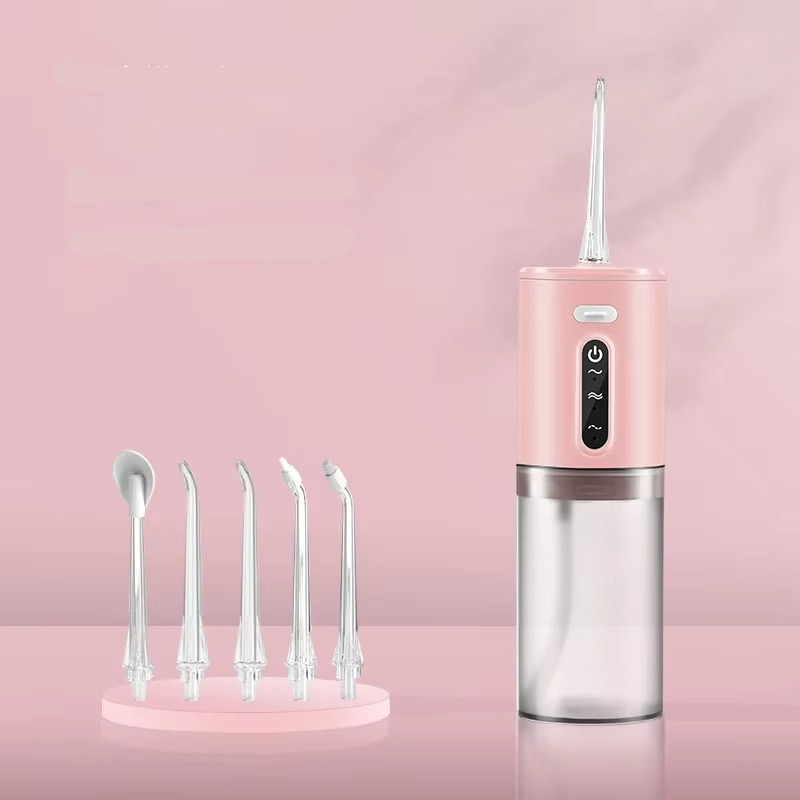 BowLift | Portable Water Flosser USB Rechargeable Oral Irrigator 9.5oz Electric Tooth Cleaner with 3 Modes Waterproof
