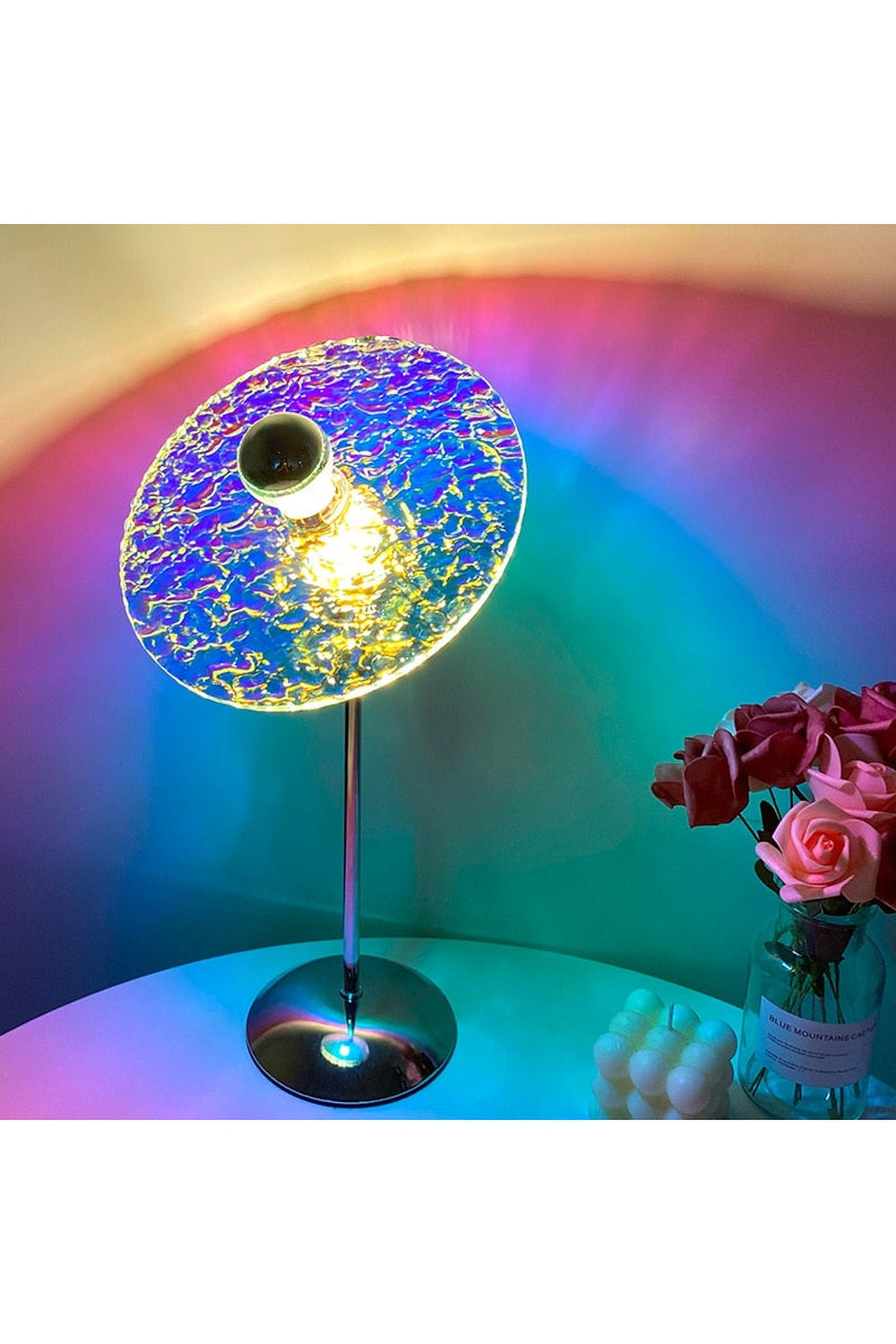 Rainbow projector night light | Bowlift