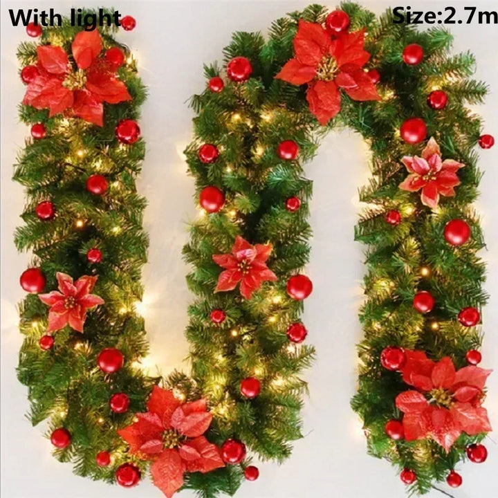 BowLift | Decorative Garland Christmas Pattern Lantern with Built-in Lighting