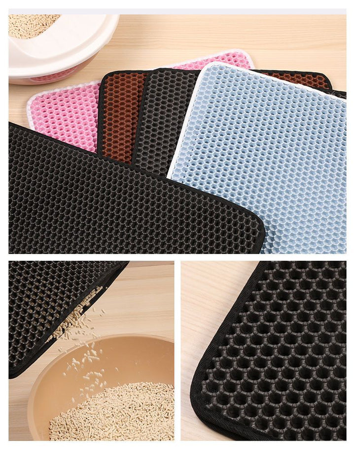 Stylish Cat Litter Mat for Dry Floors Bowlift