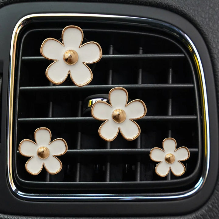BowLift | FloraDrive Scent Clips | Flower Air Fresheners for Car | Set of 4 | Decorative Aromatherapy for Vent Slots