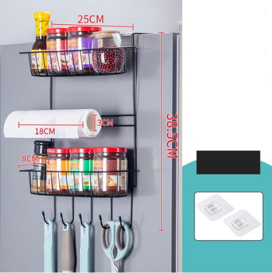 Super Storage Refrigerator Organizer Spice Rack | Bowlift