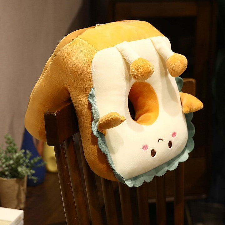Funny Toast Nap Pillow | Bowlift