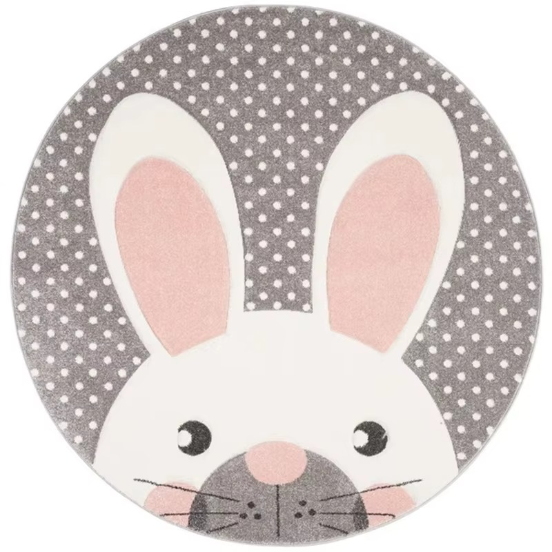 BowLift | Soft Round Cartoon Baby Play Mat for Nursery and Living Room