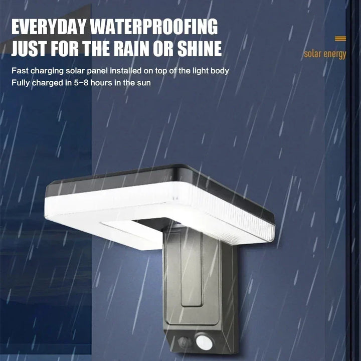 BowLift | Solayra FoldWall Solar Wall Light | 3 Lighting Modes | 120° Tiltable | With Motion Sensor & Dusk Switch