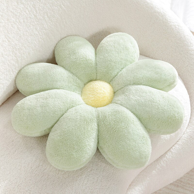 Fluffy Daisy Cushion - Pastel | Bowlift