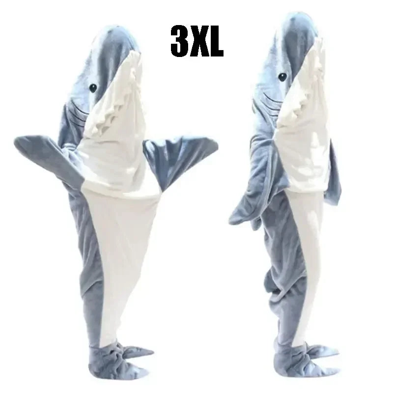 Snuggly Shark Cozy Hooded Onesie Bowliftanket | Bowlift
