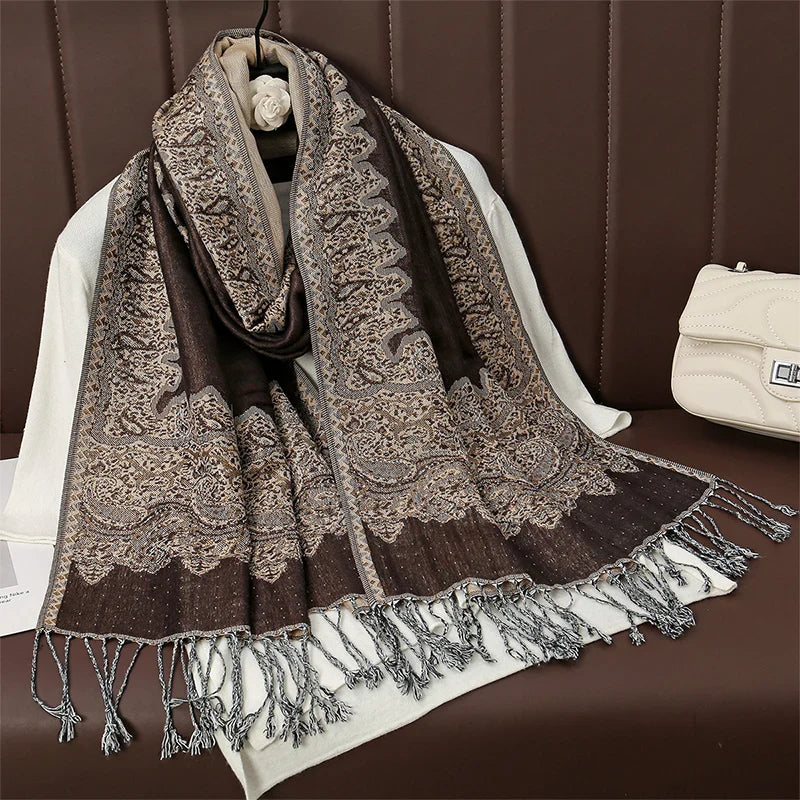 BowLift | Élégancea | Women's Scarf | Cashmere Feel | 70 × 190 cm | Luxury Print & Warm