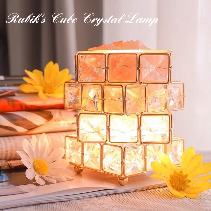 Crystal Room Mood Ambient Geo Shimmer Cube Light | Bowlift