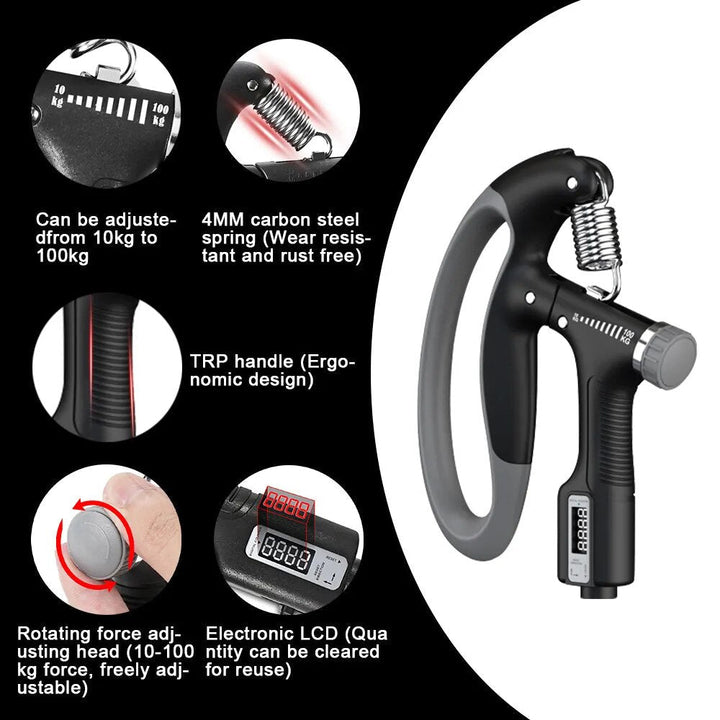 BowLift | Adjustable Hand Grip Muscle Strength Hand Trainer