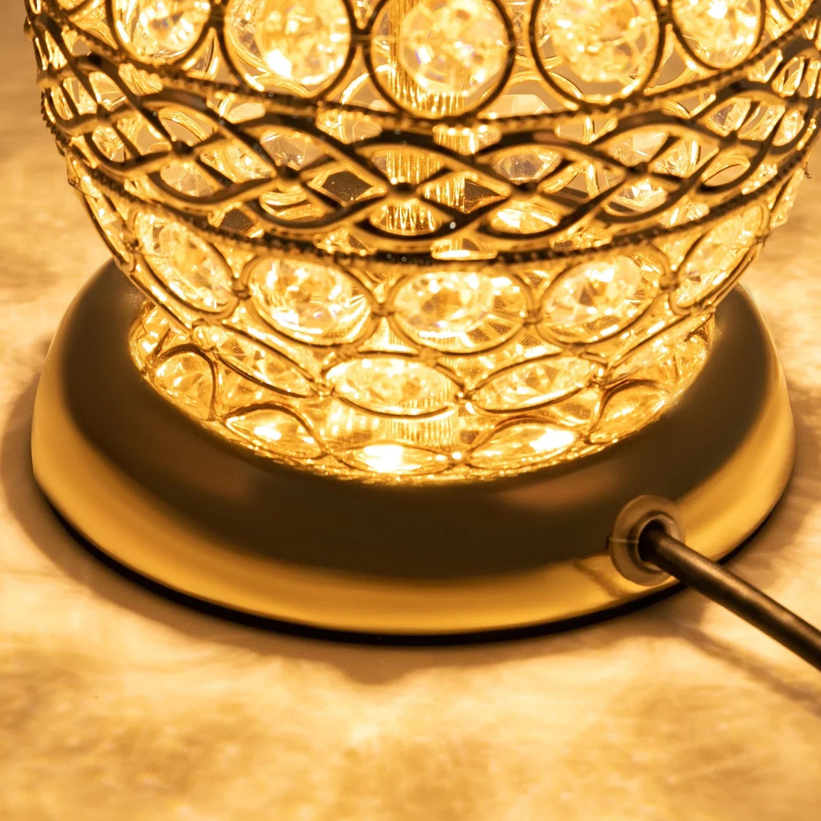 BowLift | Modern Crystal Luxury Decorative Nightstand Lamp