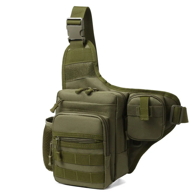 Multi-Pocket Crossbody Compact Hiking Chest Bag | Bowlift