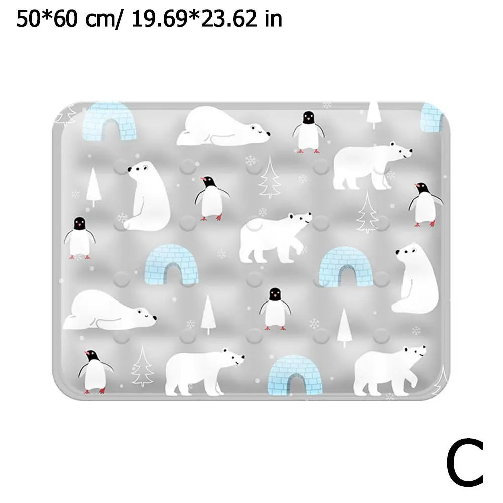 BowLift | FrostPaws Cooling Mat for Dogs & Cats | Reusable & Filled with Gel | For Summer & Travel | PVC