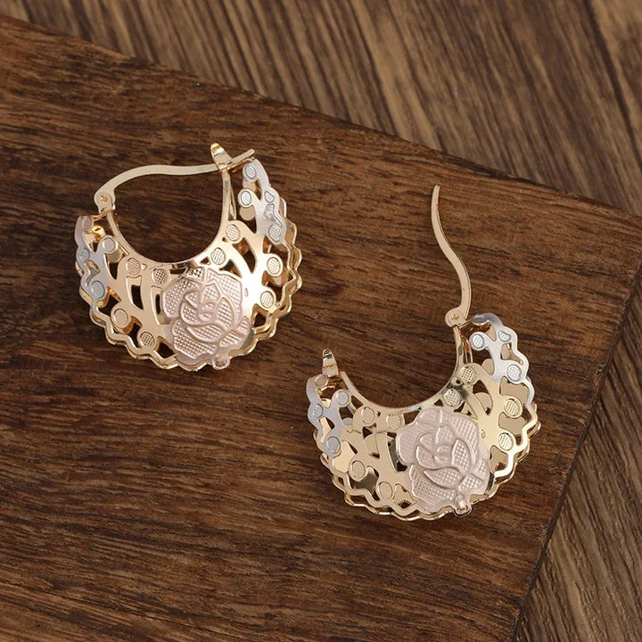 BowLift | Intricate Open Floral Earrings