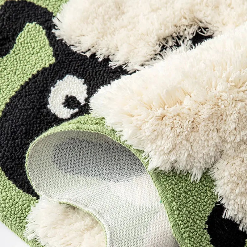 Fluffy Sheep Shaped Bedroom Bedside Rug | Bowlift