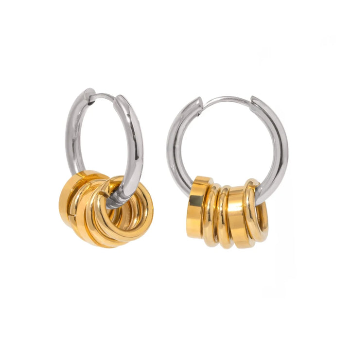 BowLift | Dainty Huggie Hoop Spiral Earrings
