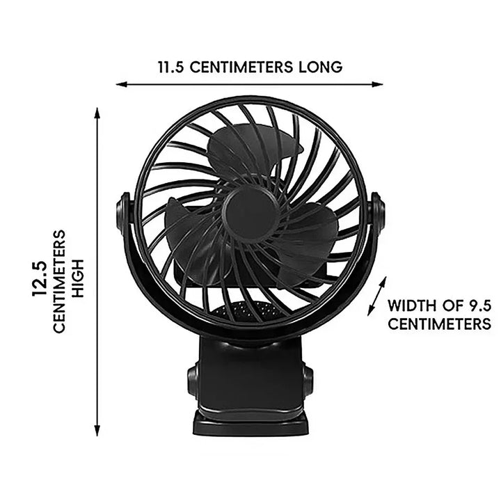 BowLift | FlexiBreeze USB Fan | Rotatable, portable with 3 speeds and night light