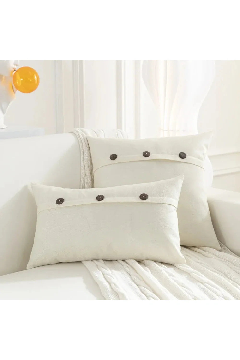 Nordic Button Pillowcase | Bowlift