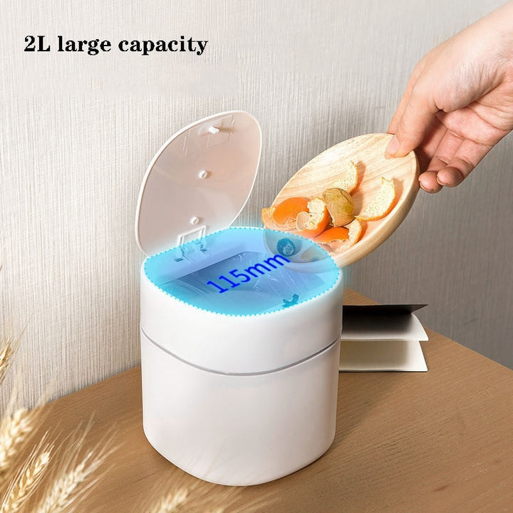 Office Wizard Mini Desktop Trash Can | Bowlift