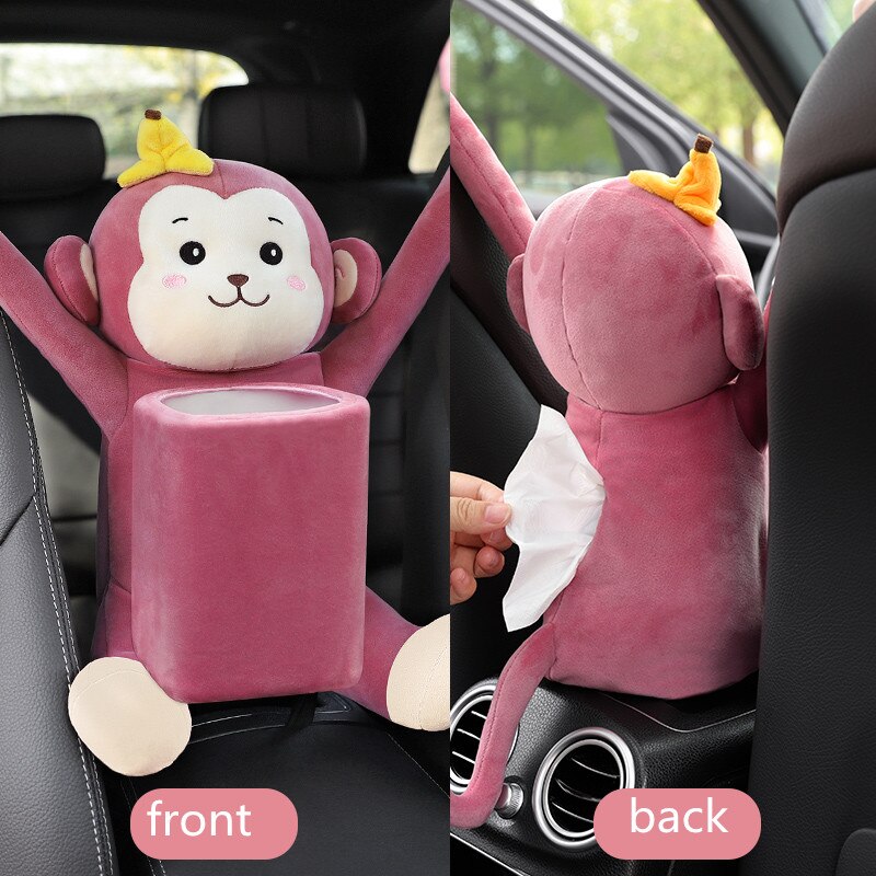 BowLift | Cute Cartoon Animals Car Tissue Box