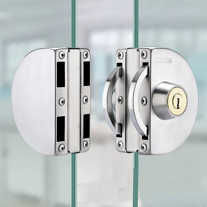BowLift | Sliding Door Stainless Steel Safety Glass Door Lock