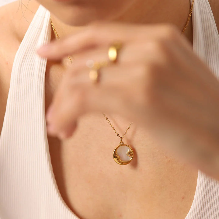BowLift | Dainty Shell Astrological Necklaces