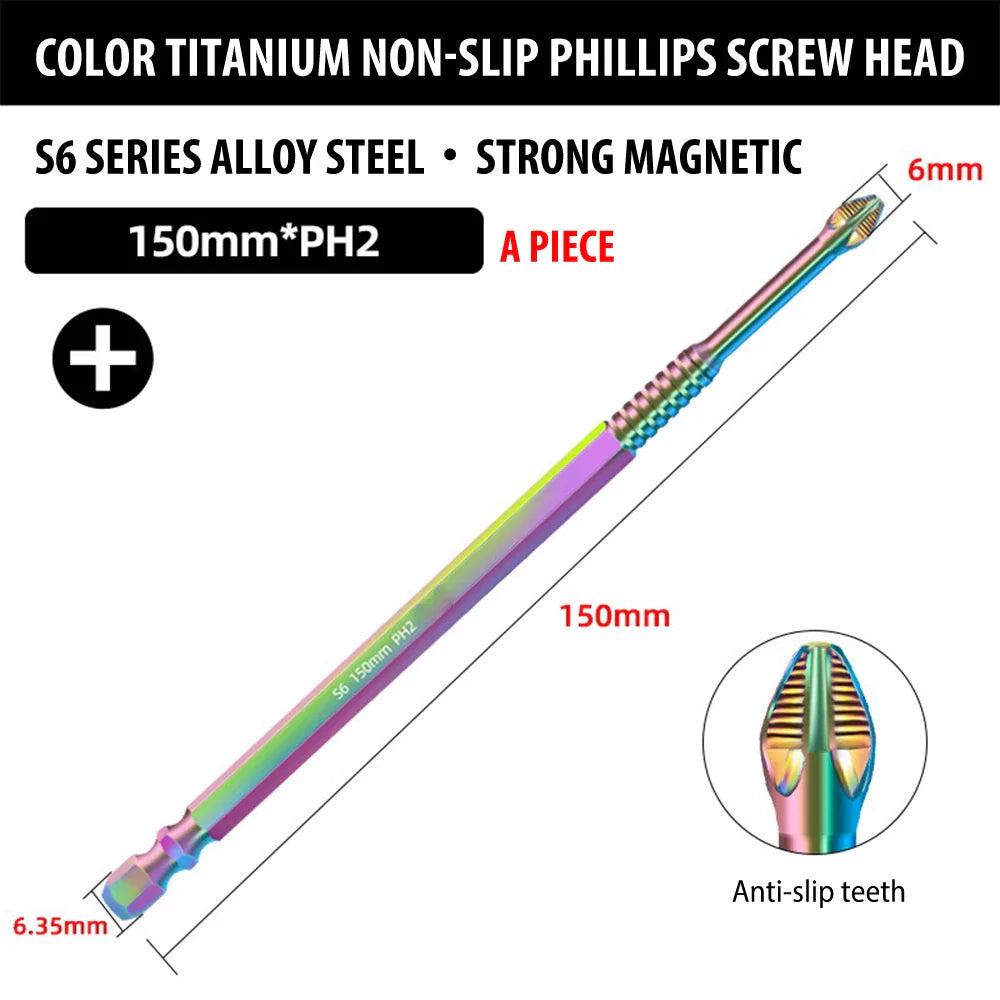 BowLift | Magnetic Titanium Impact Anti-Slip Screw Head