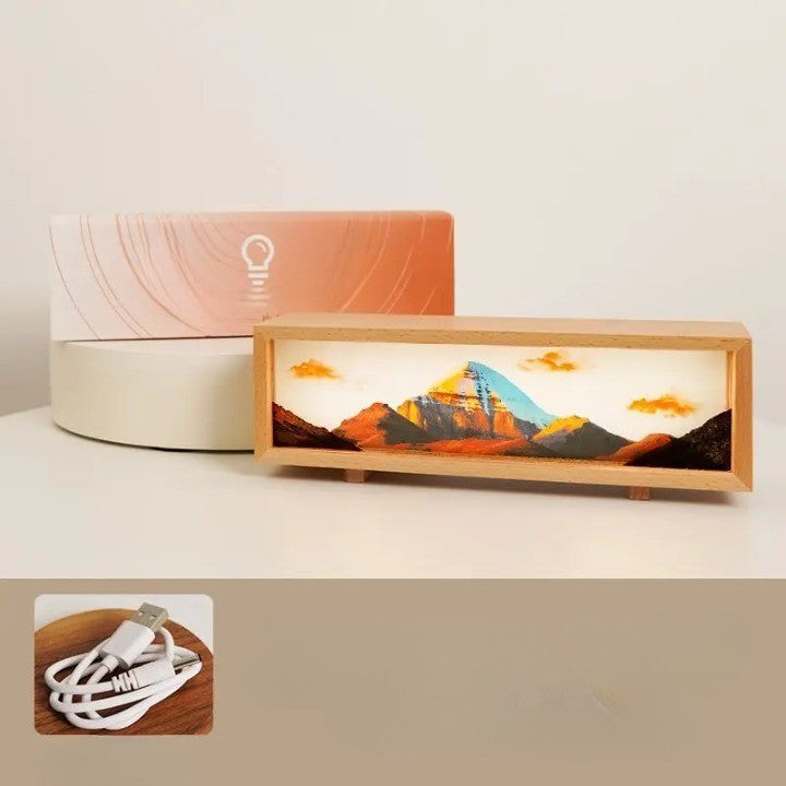 Dream Aura Interactive Desktop Artsy Canvas Lamp | Bowlift