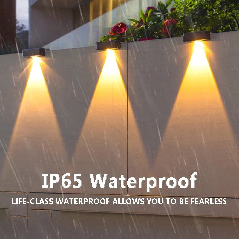 BowLift | Lumora LED Solar Wall Light Outdoor | 3 Light Modes | IP65 Waterproof | Garden, Balcony & Fence Lighting Without Wires
