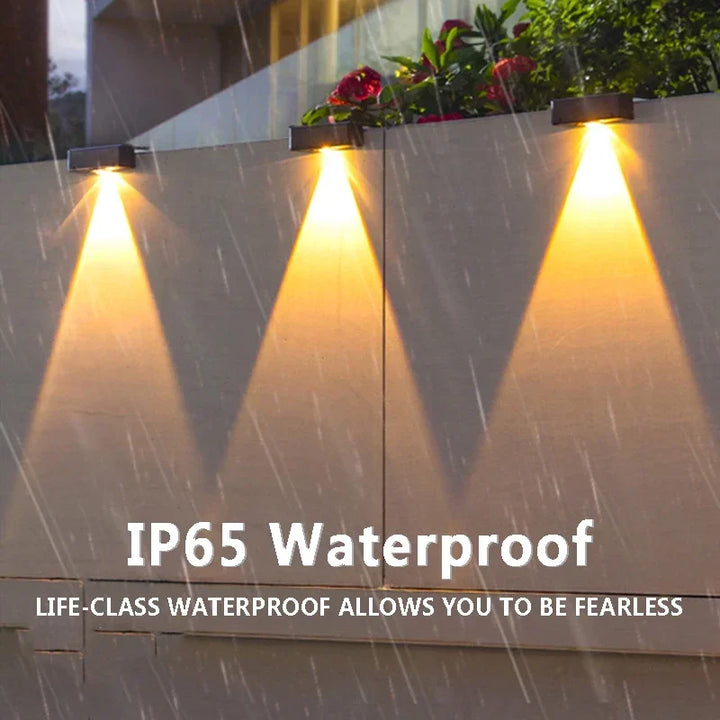 BowLift | Lumora LED Solar Wall Light Outdoor | 3 Light Modes | IP65 Waterproof | Garden, Balcony & Fence Lighting Without Wires
