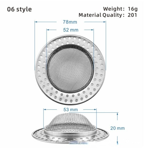 BowLift | Stainless Steel Sink Drain Catch All Strainer