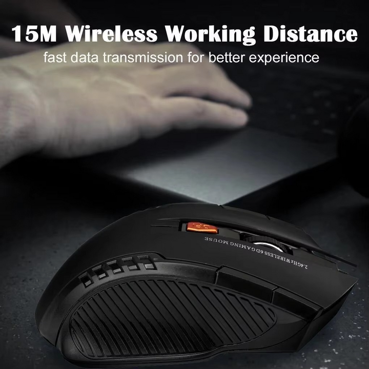 BowLift | Precision 2.4G Wireless Optical Mouse with USB Receiver
