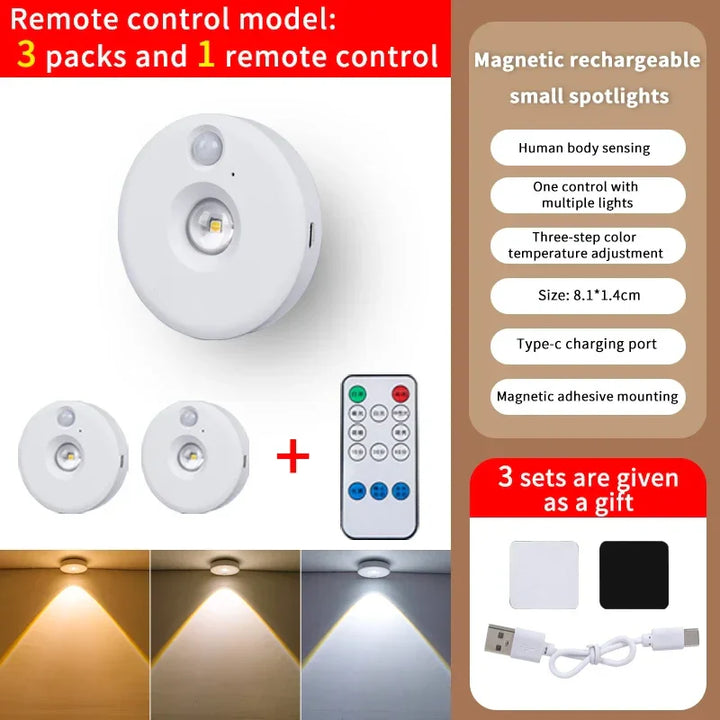 BowLift | LumoLine | PIR Motion Detector LED Light | Dimmable & Rechargeable | Wireless