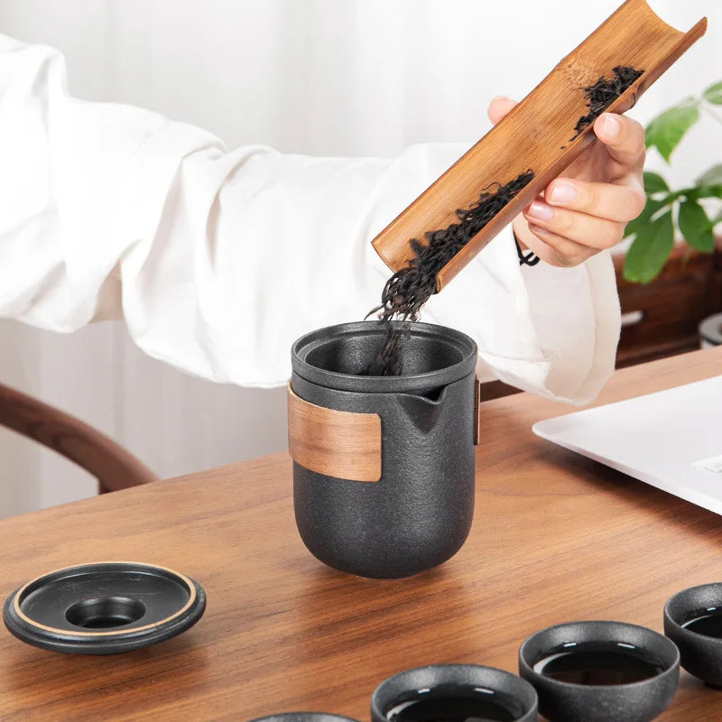BowLift | Portable Travel Ceramic Teaware Set