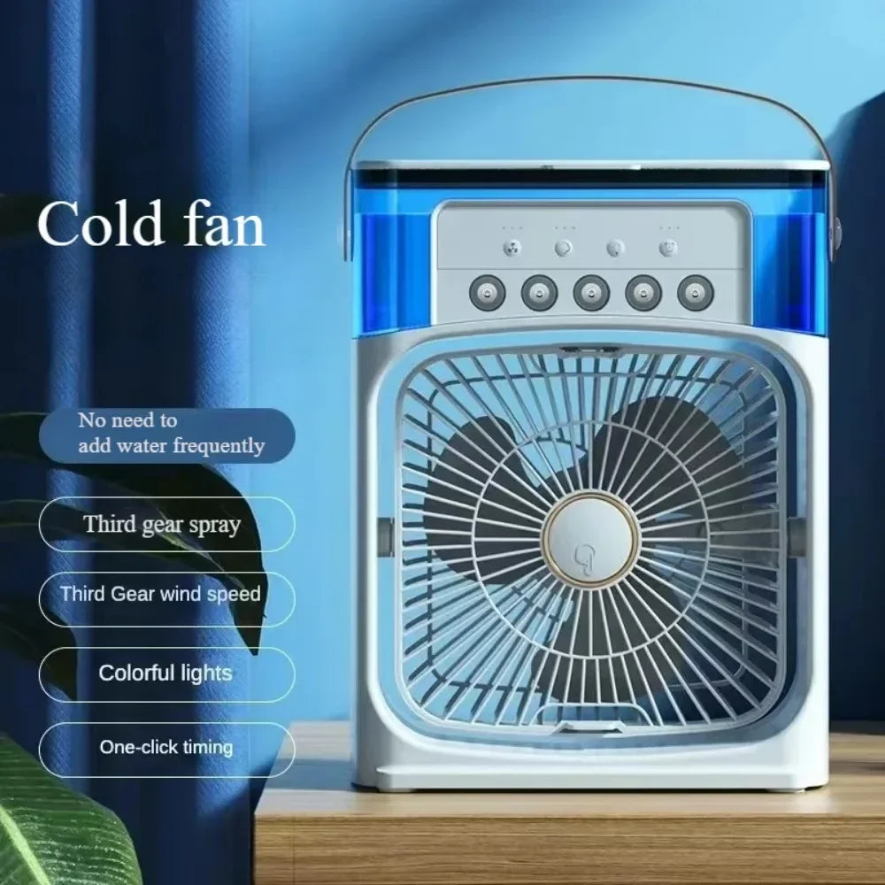 BowLift | Air cooler BrisaAir | 3-level fan & air humidifier | With timer & LED light | 600ml tank