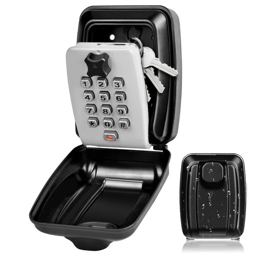 BowLift | Waterproof Wall-Mounted Key Safe Box – Outdoor Lockable Key Storage with Combination Code